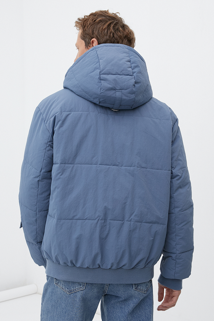 Зимняя куртка мужская Finn Flare FWB21021 синяя 2XL