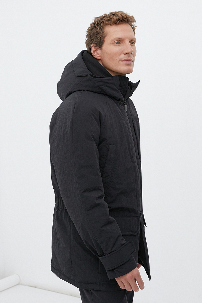 Зимняя куртка мужская Finn Flare FWB61033 черная L