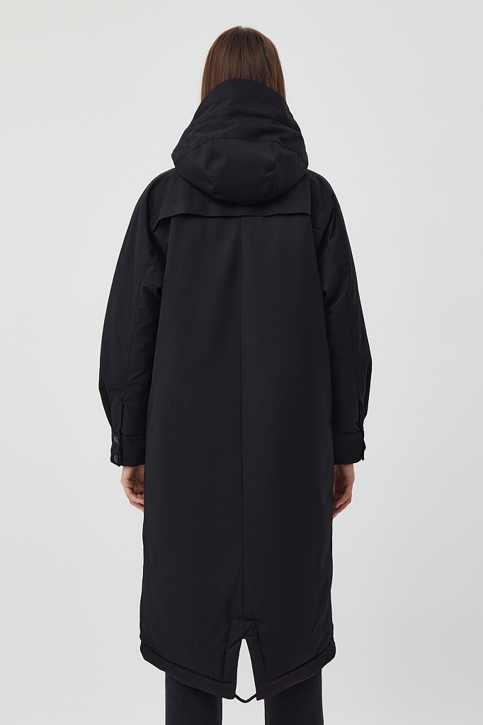 Пальто женское Finn Flare FWB11030 черное XL