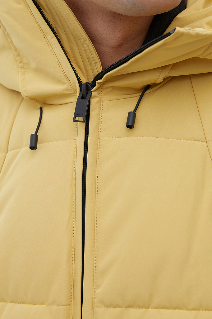 Зимняя куртка мужская Finn Flare FWB21011 желтая L