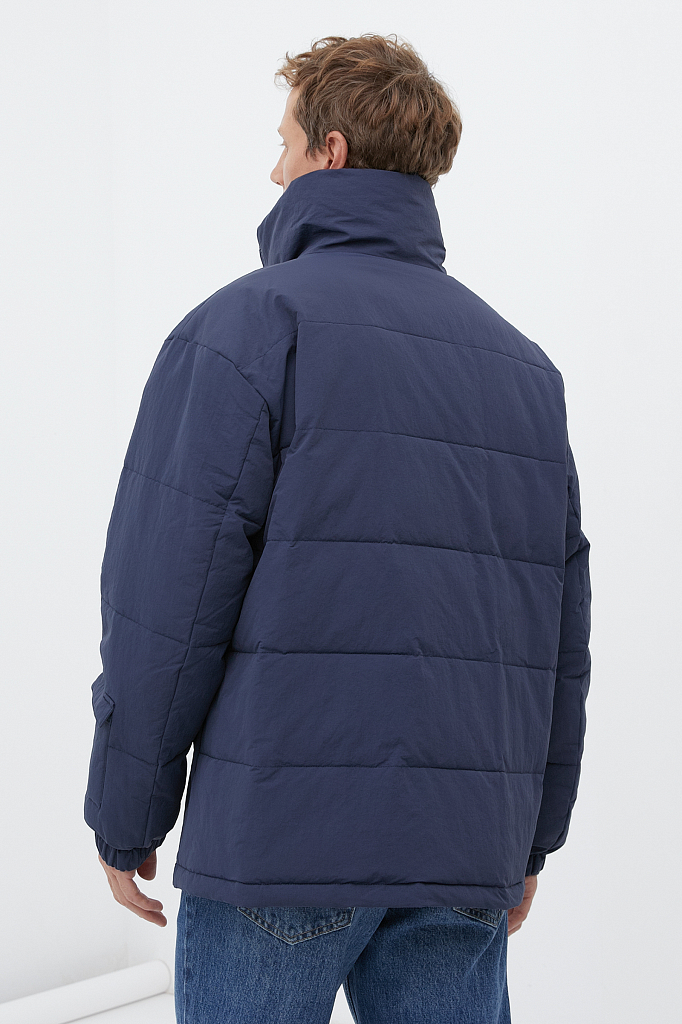 Зимняя куртка мужская Finn Flare FWB21016 синяя S