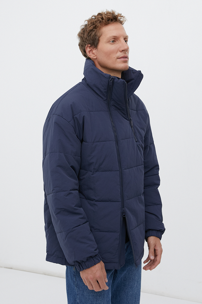 Зимняя куртка мужская Finn Flare FWB21016 синяя S