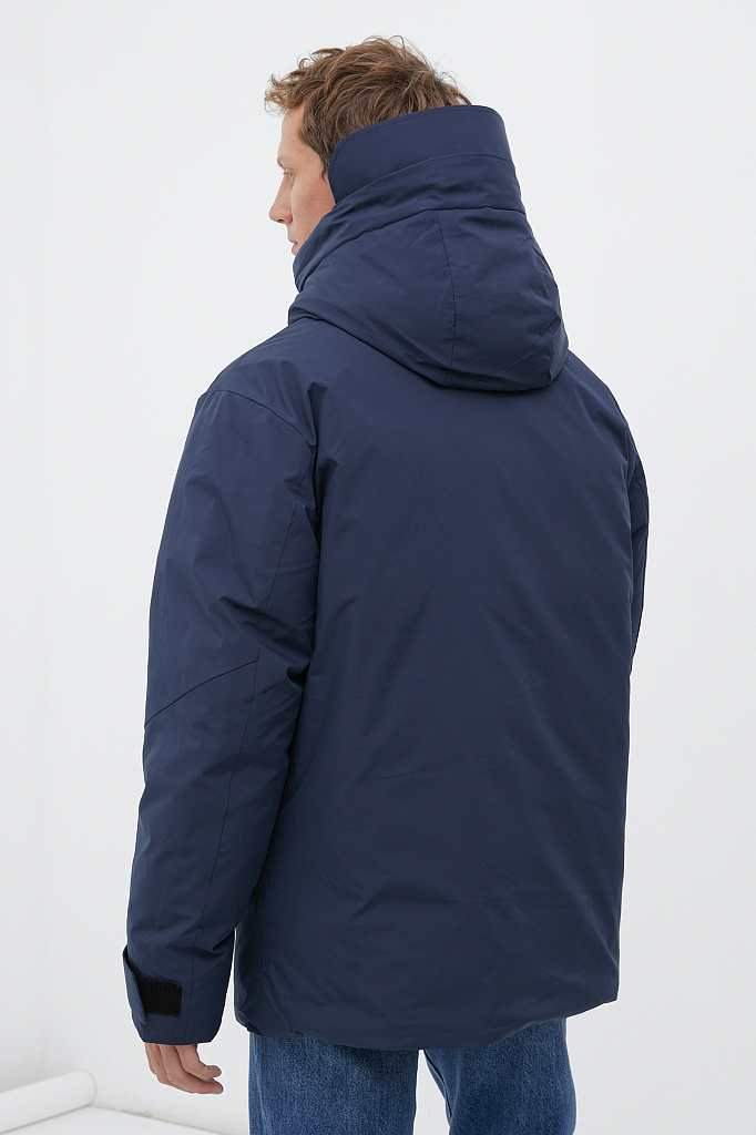 Зимняя куртка мужская Finn Flare FWB61028 синяя L