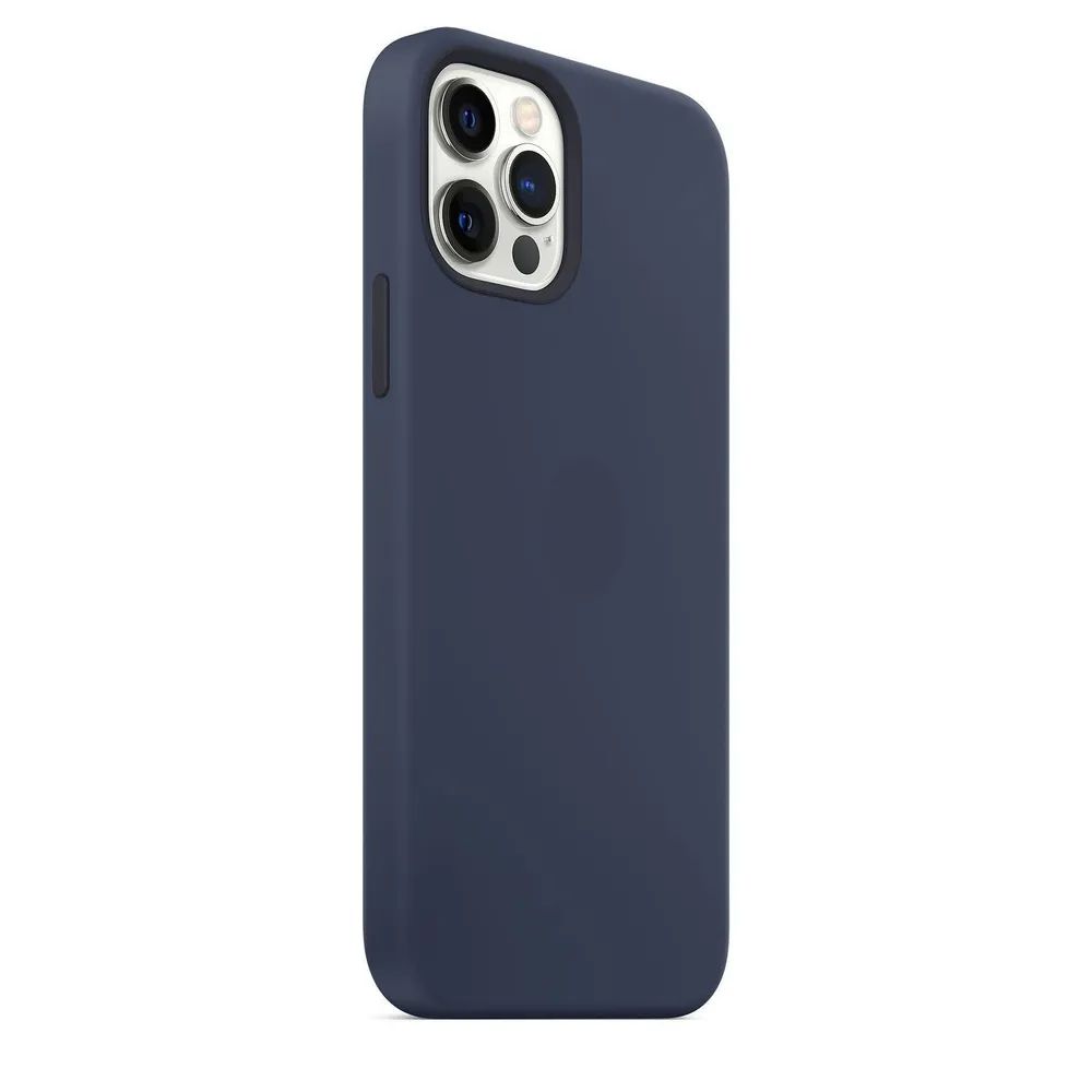 Чехол Silicon Case with MagSafe и Анимация цвета для iPhone 12/12 Pro 6.1  (4), темно-синий – купить в Москве, цены в интернет-магазинах на Мегамаркет