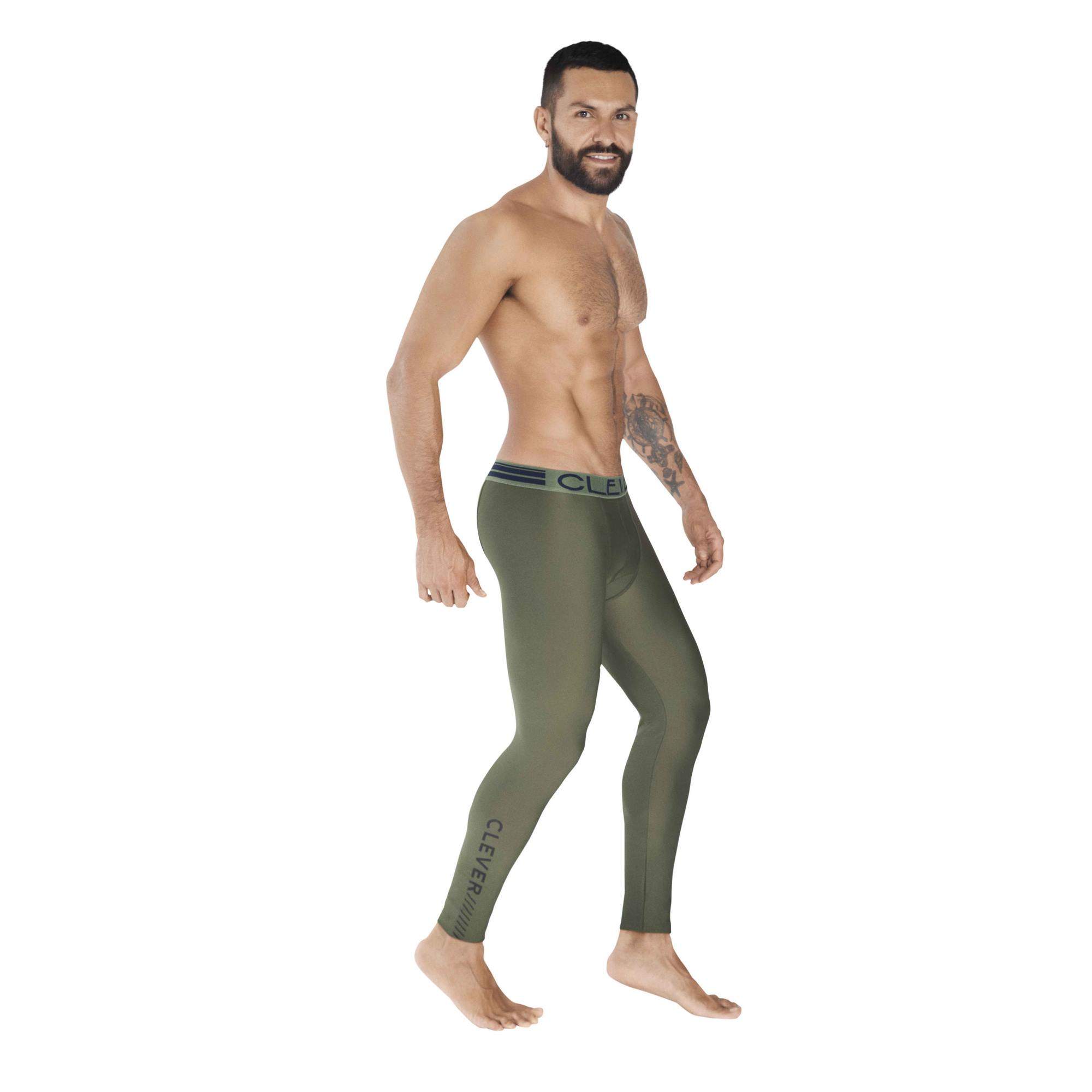 Спортивные леггинсы мужские Clever Masculine Underwear 372 хаки M