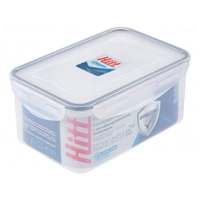 Контейнер для продуктов Hitt антибактериальный 1,1 л