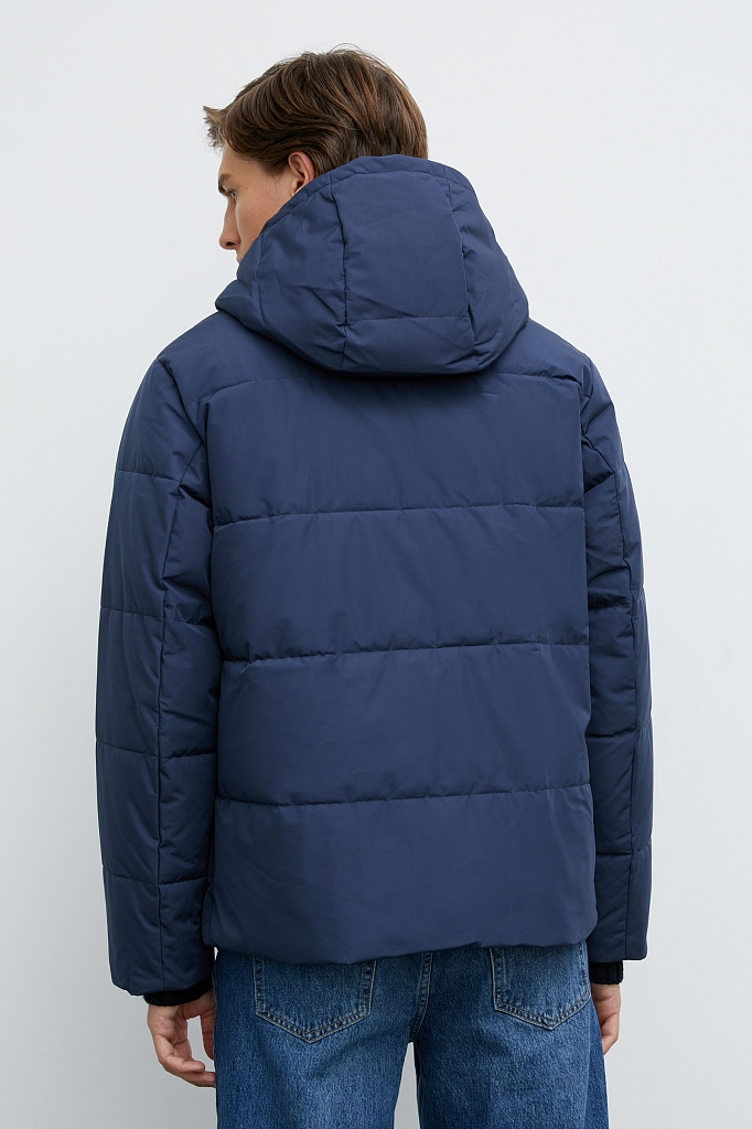 Зимняя куртка мужская Finn Flare FWB21011 синяя 3XL