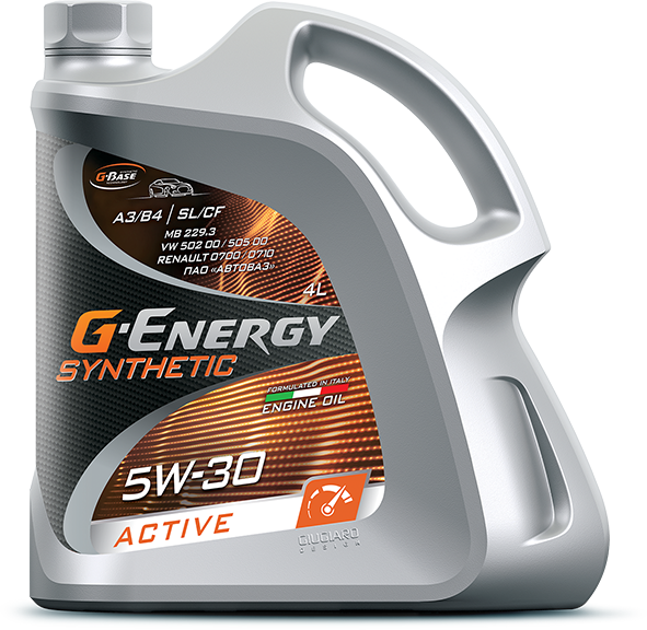 Масло моторное G-Energy Synthetic Active 5W-30, 4л -   .