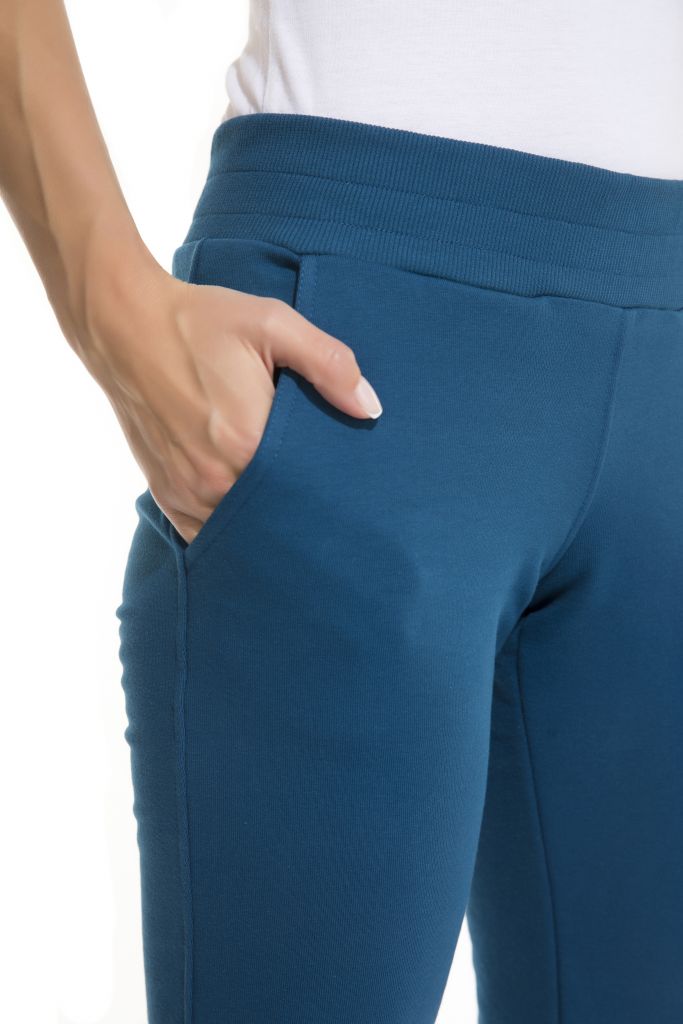 Спортивные брюки женские Peche Monnaie 1729 синие XS
