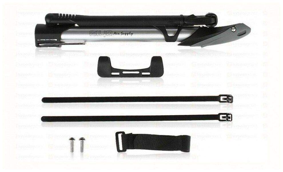 Насос велосипедный GM-07 алюминиевый со шлангом. универ. гол-ка, Т ...