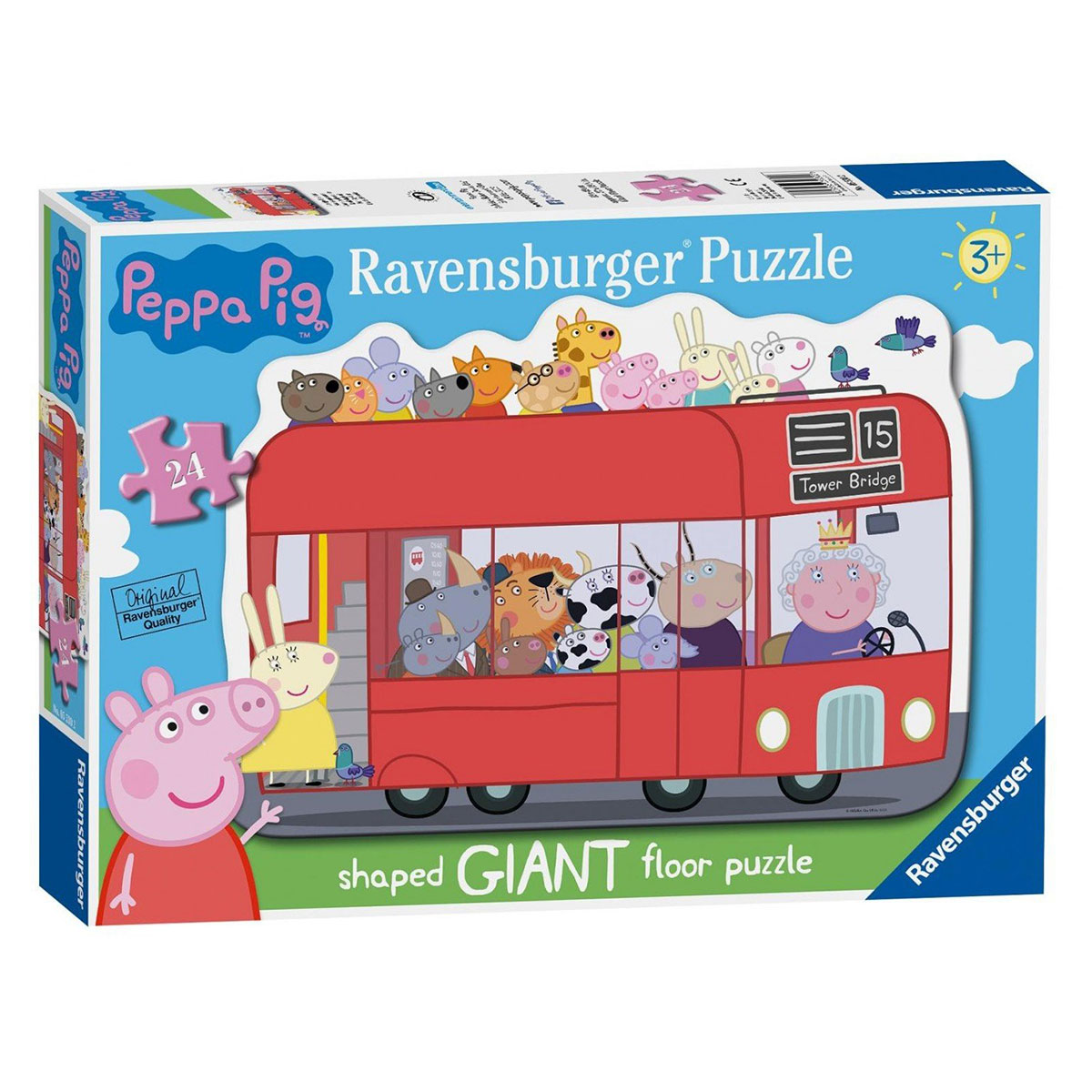 Пазл Ravensburger Автобус Свинка Пеппа 24эл. R05530 - купить в Настольные  игры и игрушки 3.0, цена на Мегамаркет