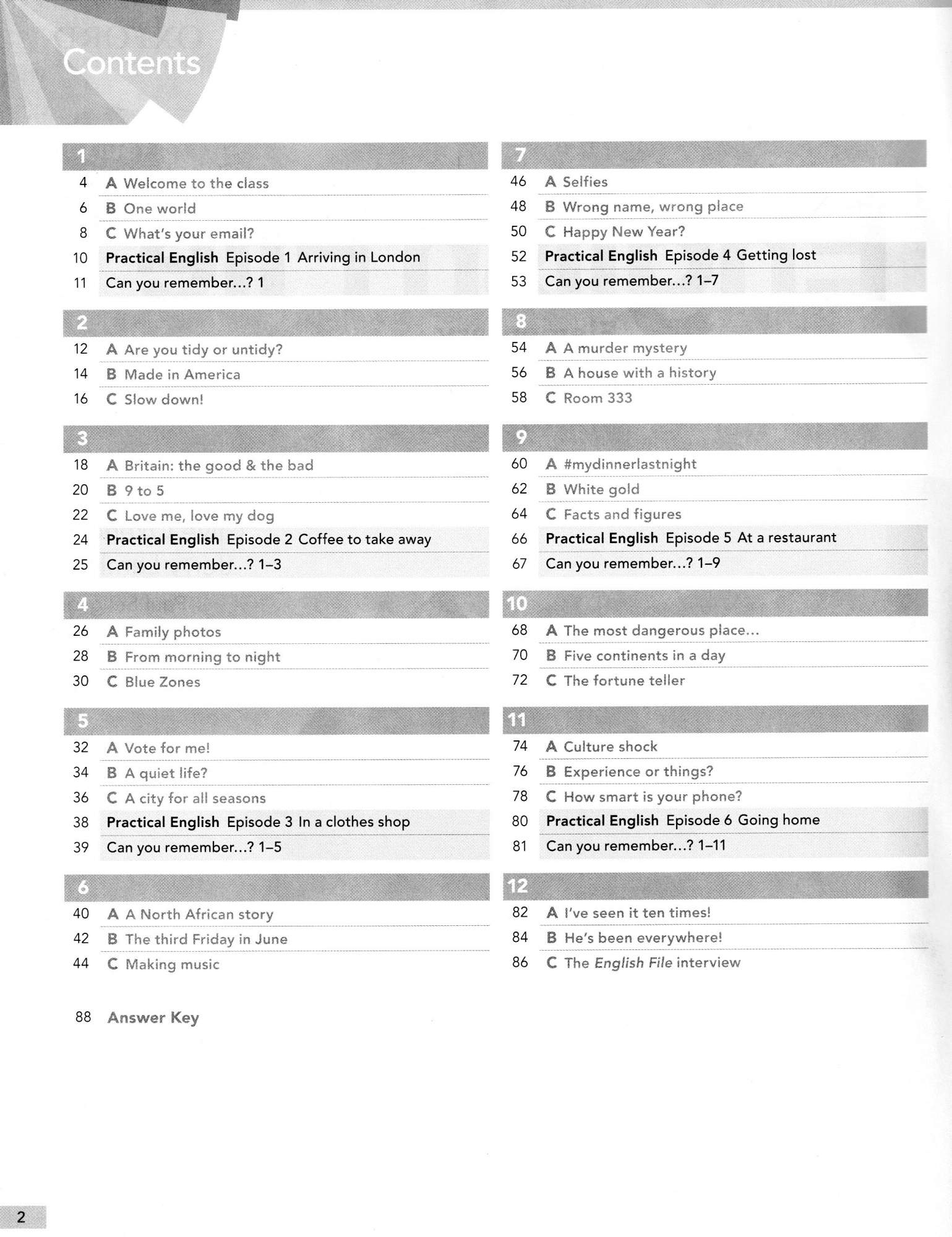 English file pre Intermediate 4th Edition.