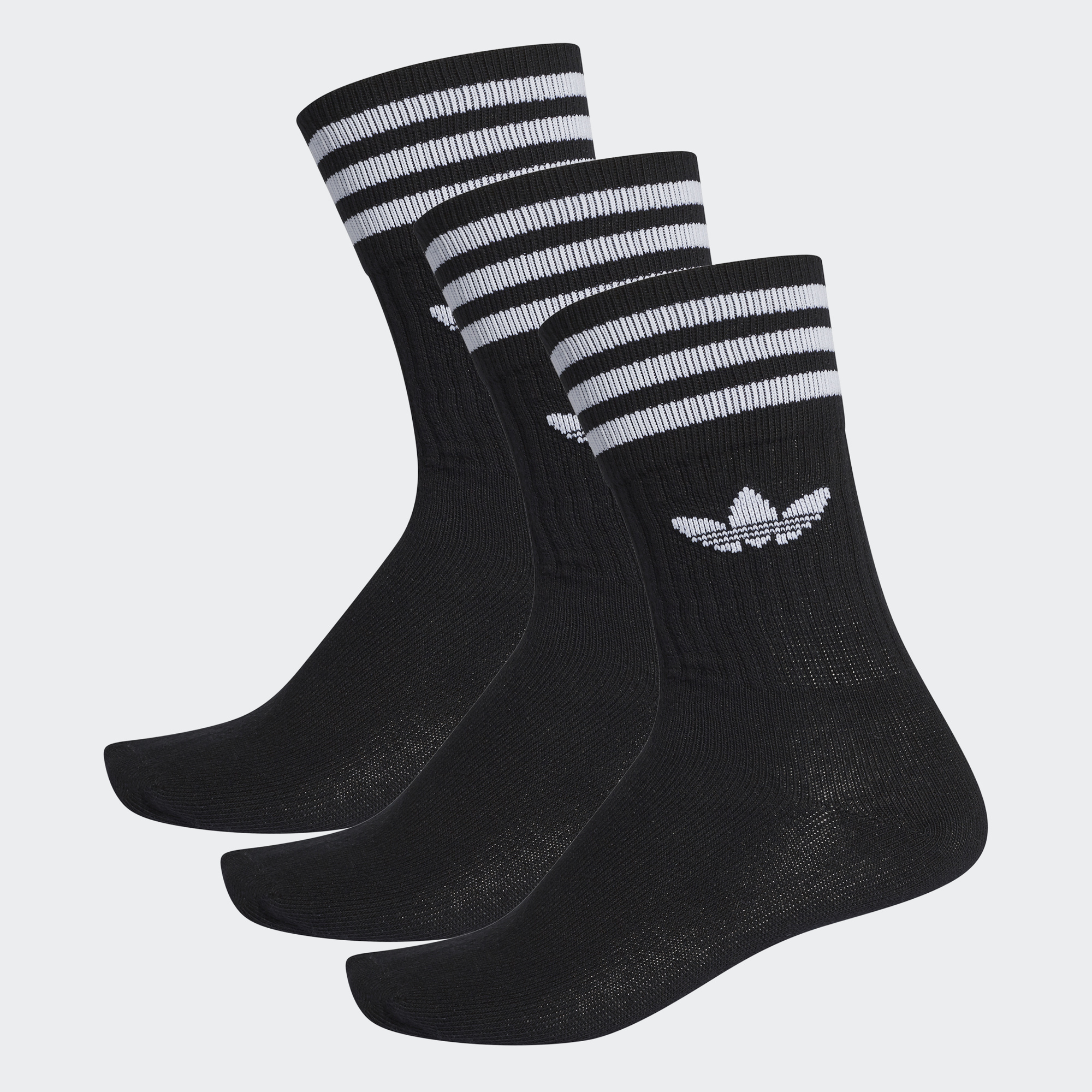 Носки унисекс Adidas SOLID CREW SOCK черные 39/42