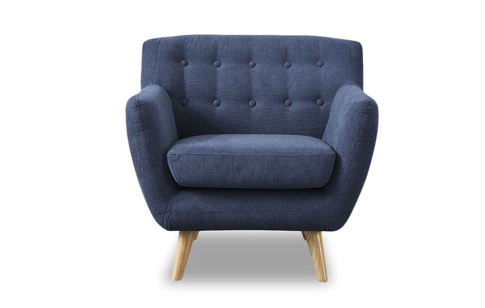 Кресло iModern Copenhagen, синий/коричневый