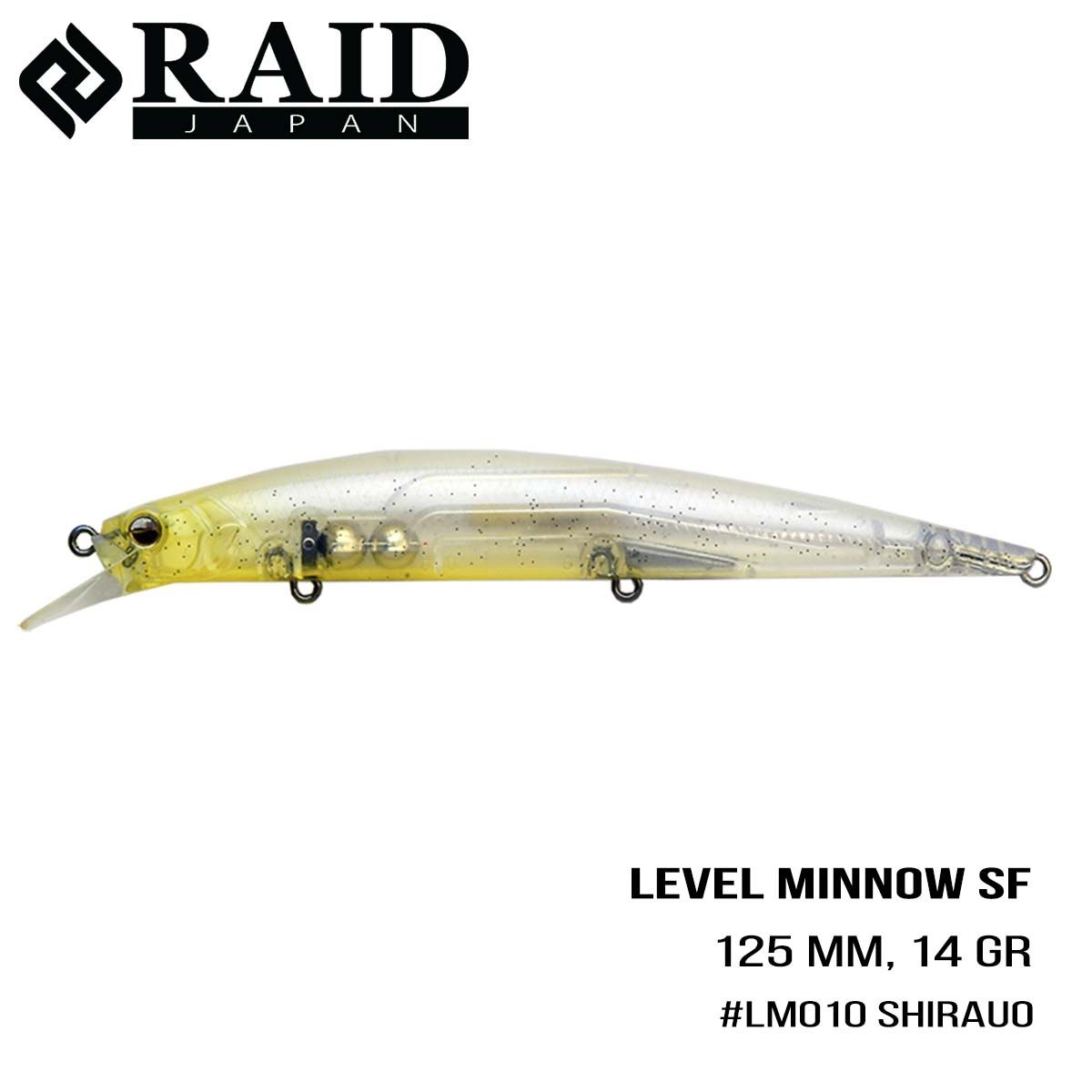 Приманки raid. Raid japan level minnow 125.