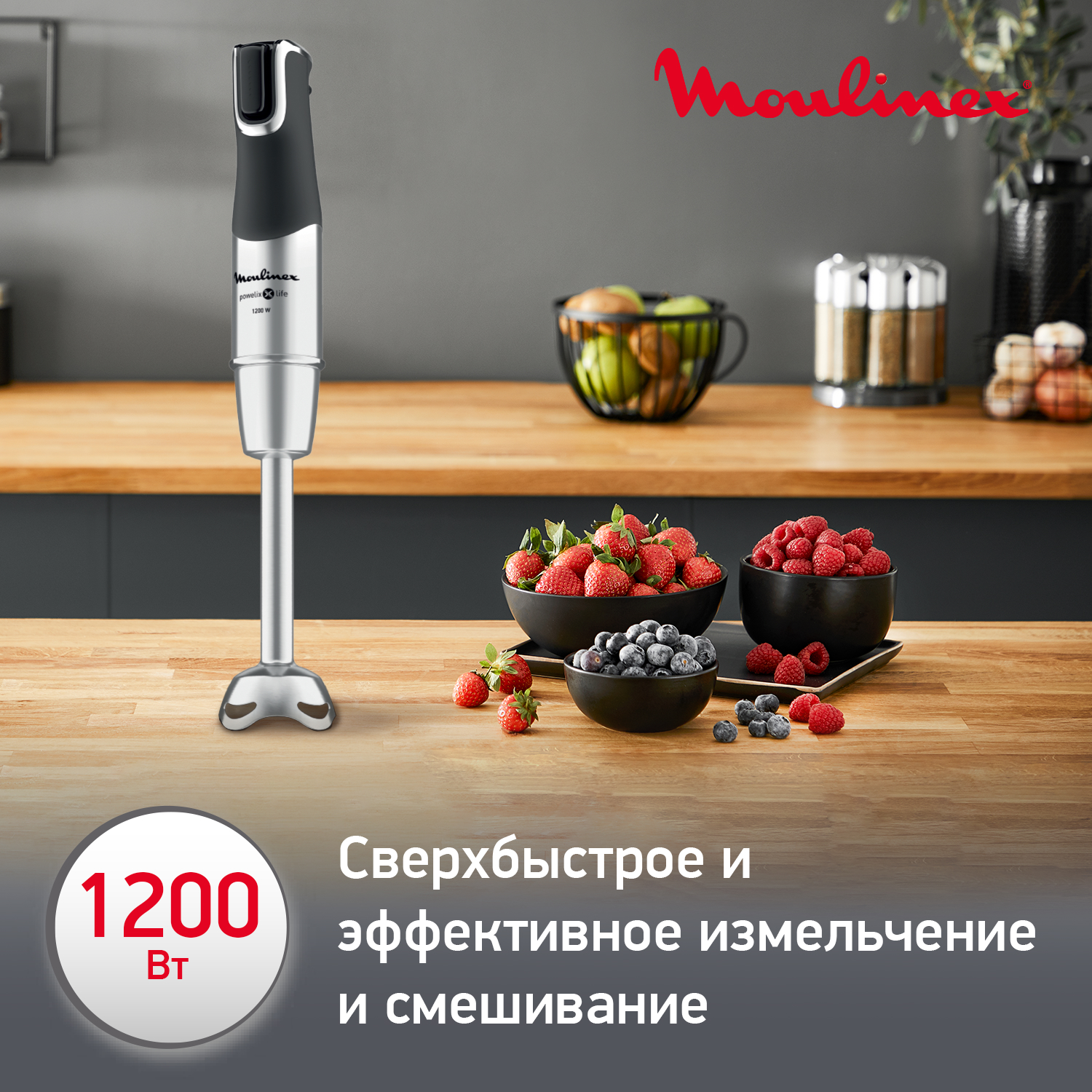 Погружной блендер Moulinex DD95MD10 Black/Silver - отзывы покупателей на  маркетплейсе Мегамаркет | Артикул: 100026886700