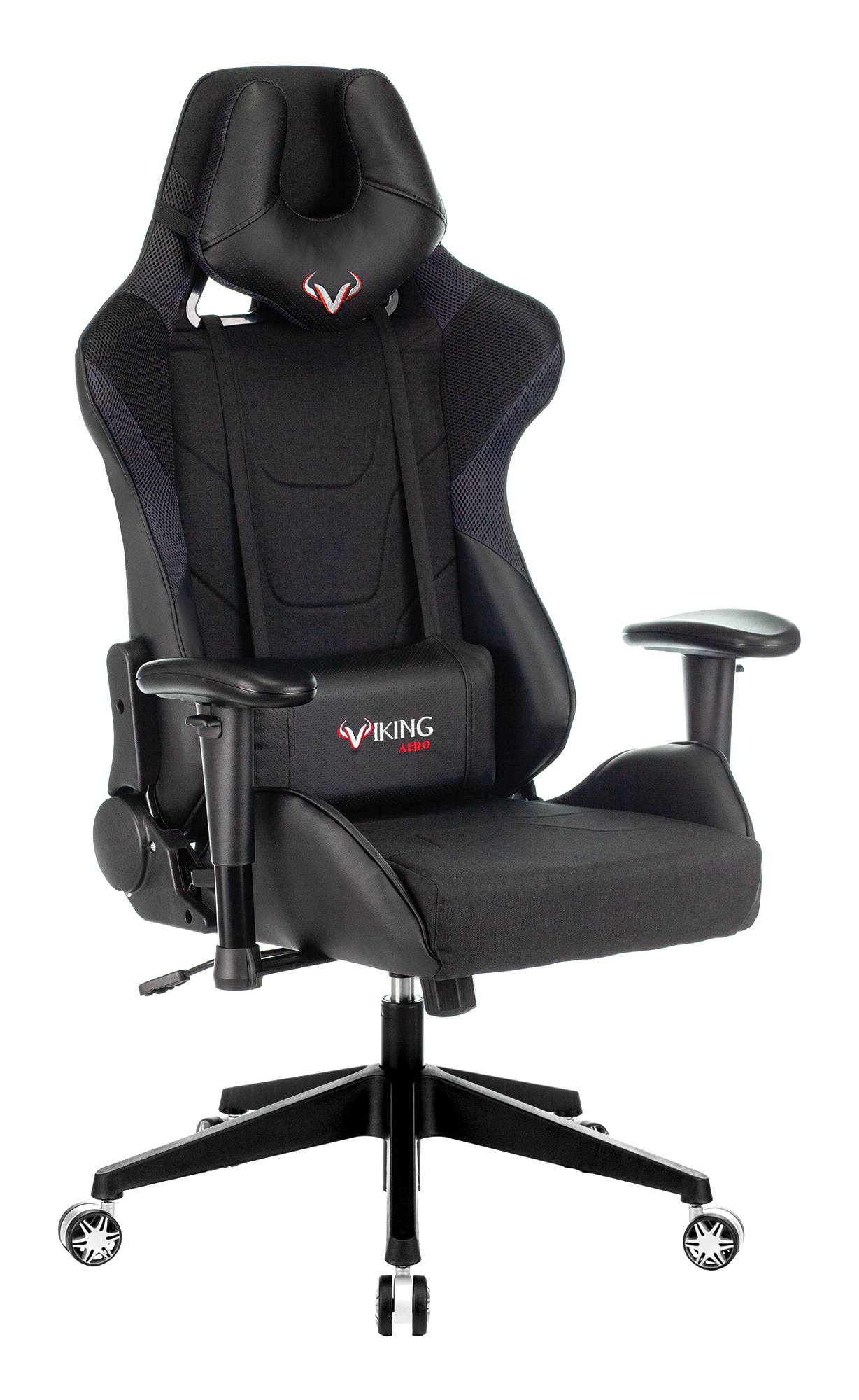 Кресло игровое ZOMBIE VIKING 4 AERO BLACK EDITION черный искусст.кожа/ткань - купить в Домовёнок(Sale), цена на Мегамаркет