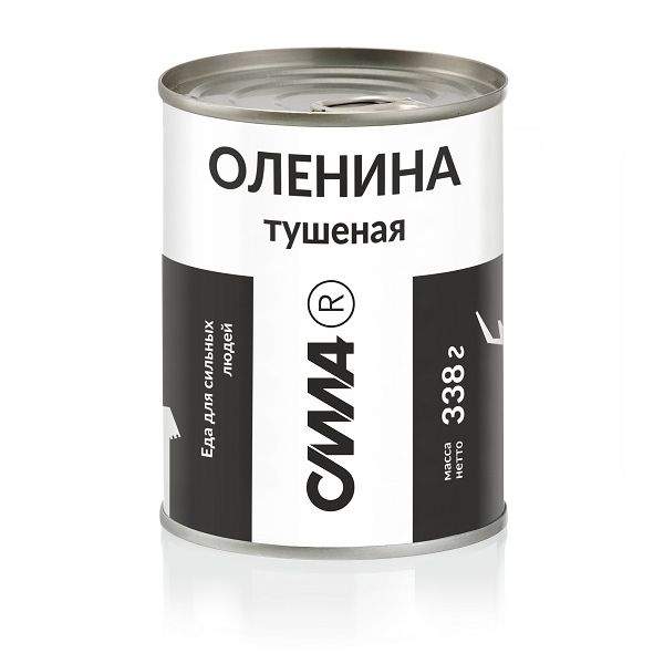 Оленина Сила тушеная, 338 г