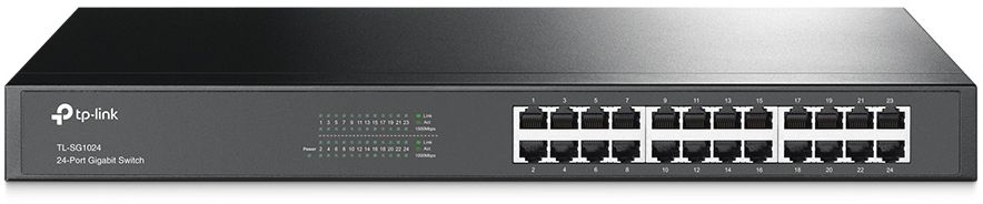 Коммутатор TP-LINK TL-SG1024 Black, купить в Москве, цены в интернет-магазинах на Мегамаркет