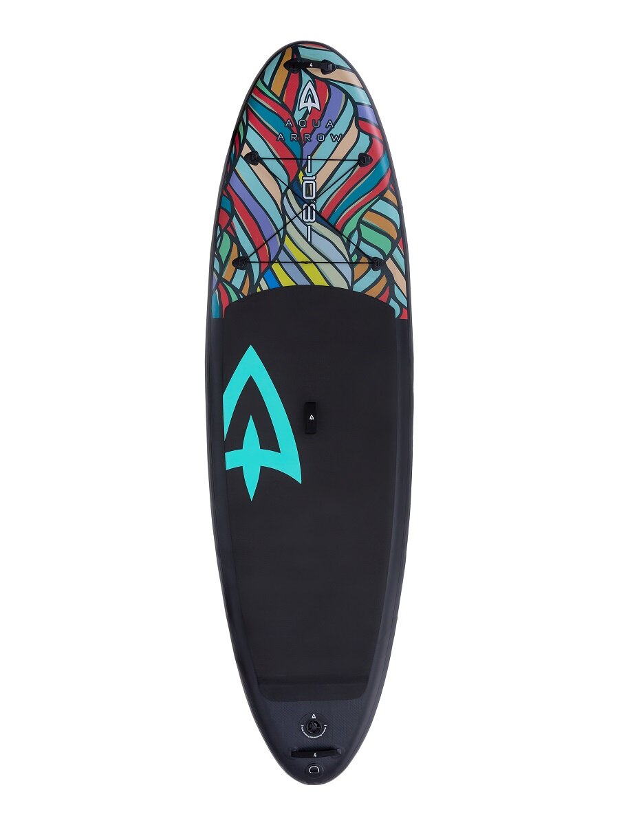 Sup доска надувная Aqua arrow 11.4 Navy. Sup с принтом. Принт на sup.