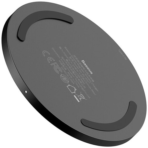 Беспроводное зарядное устройство Baseus Simple Magnetic Wireless Charger, Black (WXJK-E01)