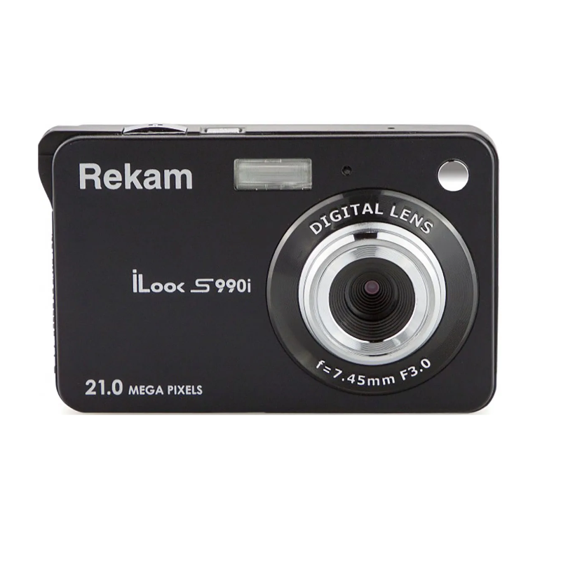 Фотоаппарат цифровой компактный Rekam iLook S990i Black Metallic, купить в Москве, цены в интернет-магазинах на Мегамаркет