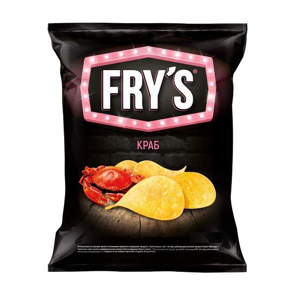 Чипсы Fry`s краб, 130 г