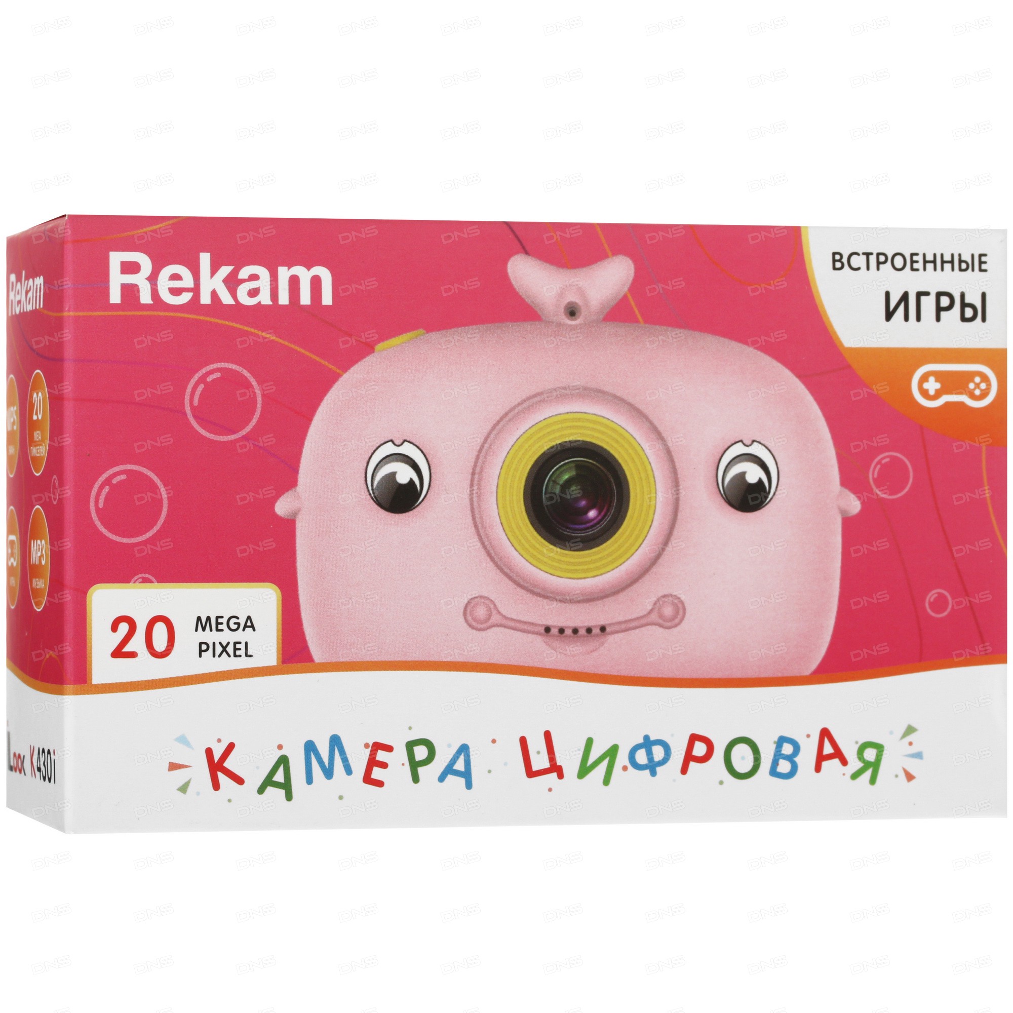 Детский цифровой фотоаппарат Rekam iLook K430i Pink - отзывы покупателей на  Мегамаркет