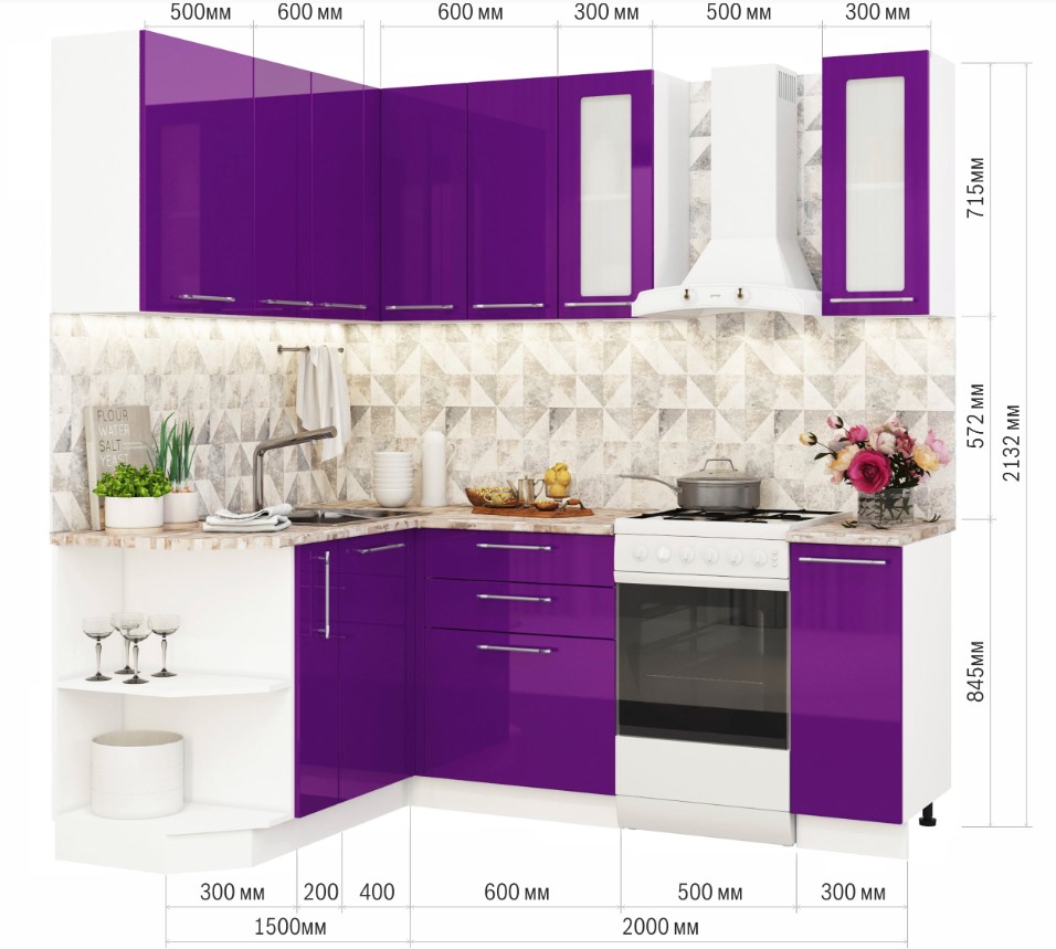 21 Кухня в фиолетовом цвете ideas | purple kitchen, home decor, purple kitchen designs