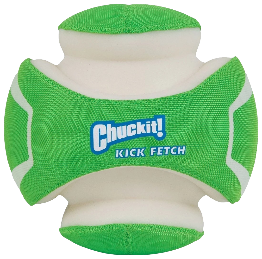 Игрушка Chuckit Kick Fetch Max Glow светящийся мяч для собак Диаметр 19 см
