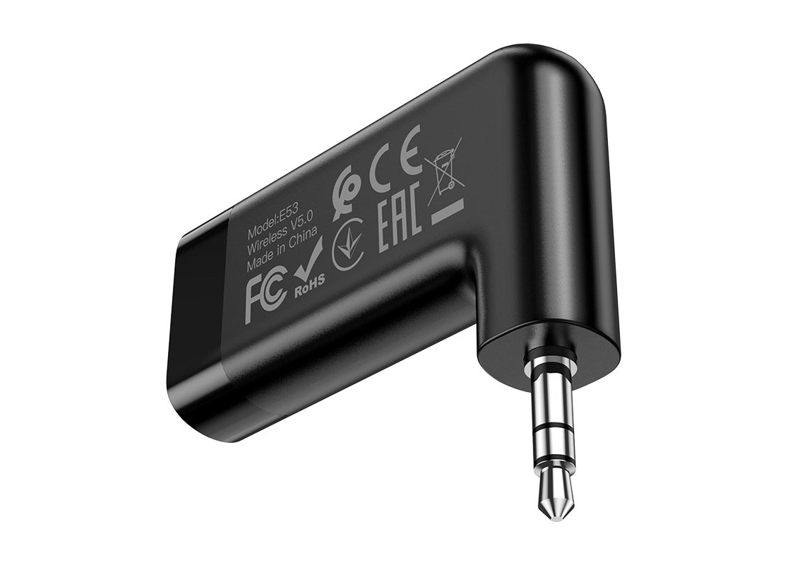 Адаптер Hoco E53 Dawn Bluetooth-3,5mm Jack Audio Black (УТ000024636) -  отзывы покупателей на маркетплейсе Мегамаркет | Артикул: 100028735392