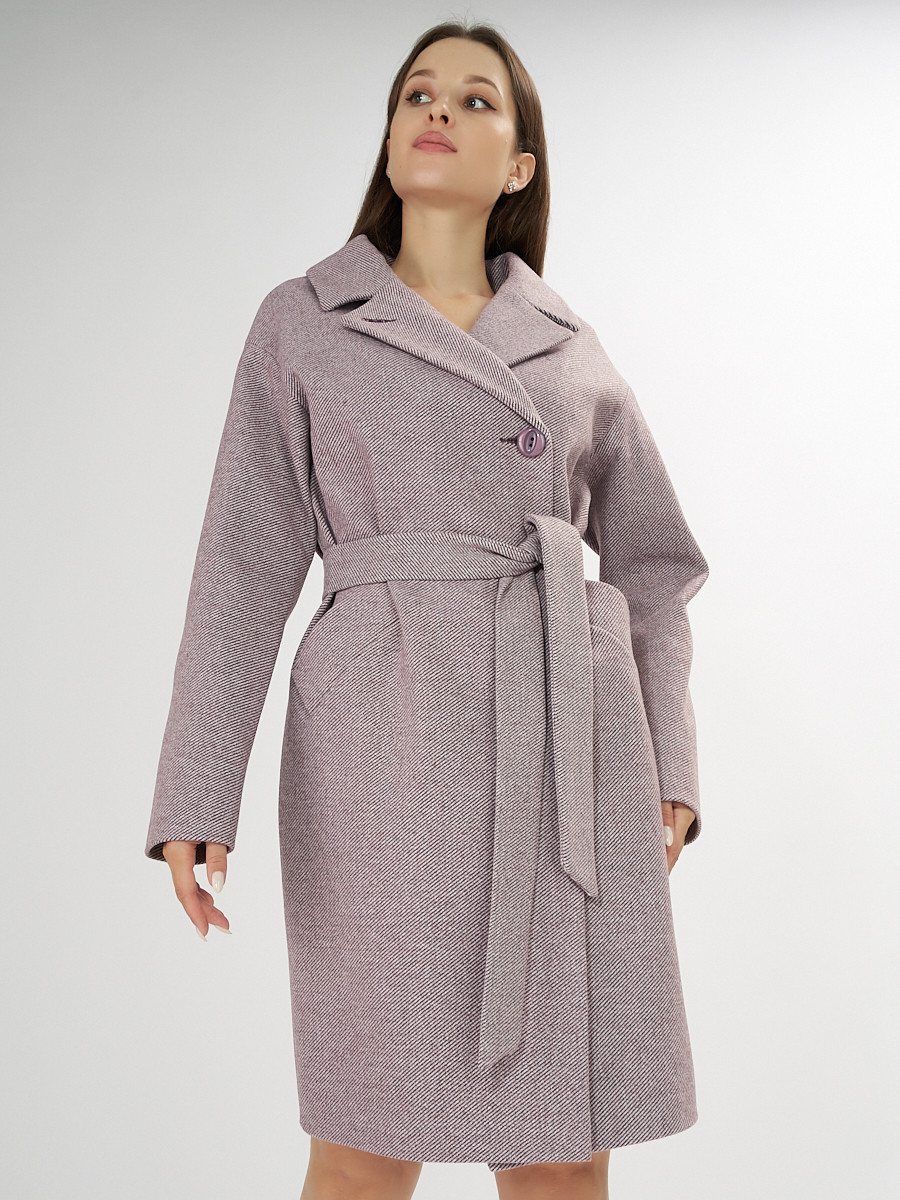Пальто женское MTFORCE 4263 фиолетовое 46 RU