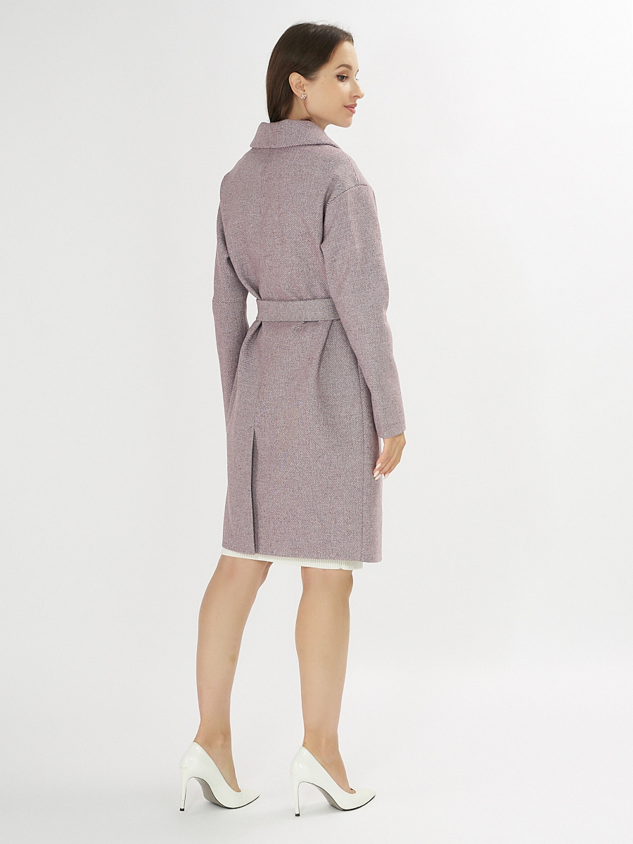 Пальто женское MTFORCE 4263 фиолетовое 46 RU