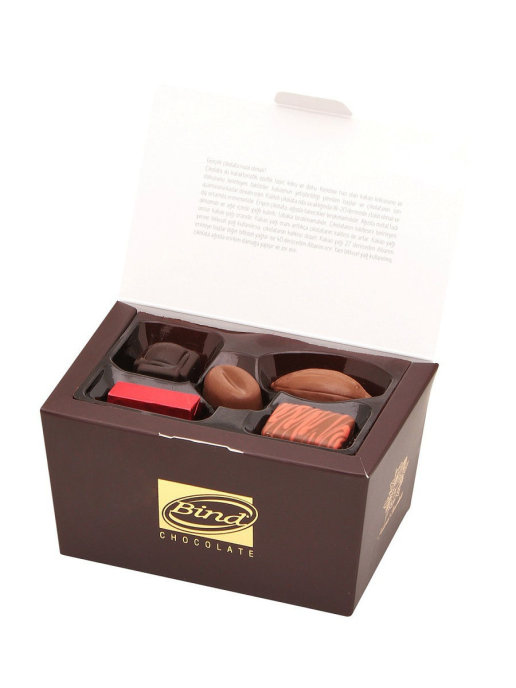 Набор шоколадных конфет Bind  Красная подарочная упаковка 110 г