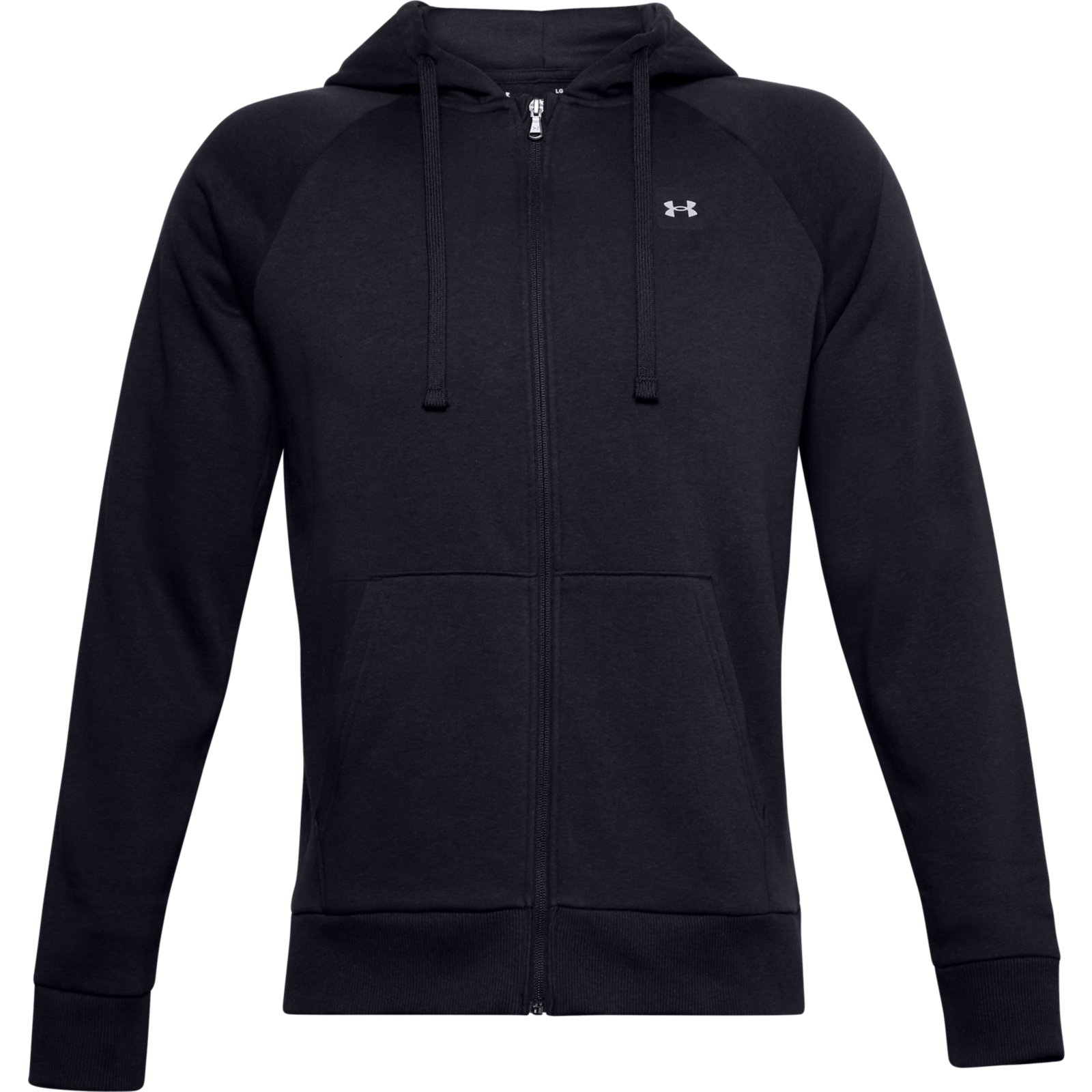 Under armour black on sale zip up jacket