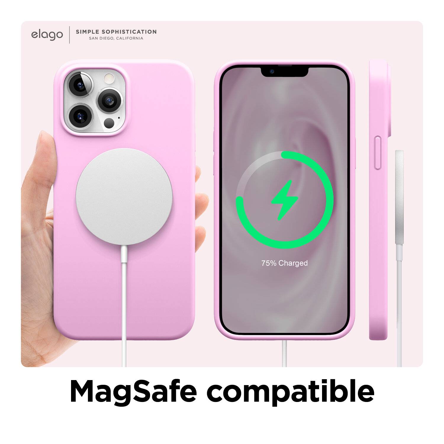 Чехол Elago Soft silicone для iPhone 13 Pro Max, Ярко-розовый, купить в  Москве, цены в интернет-магазинах на Мегамаркет