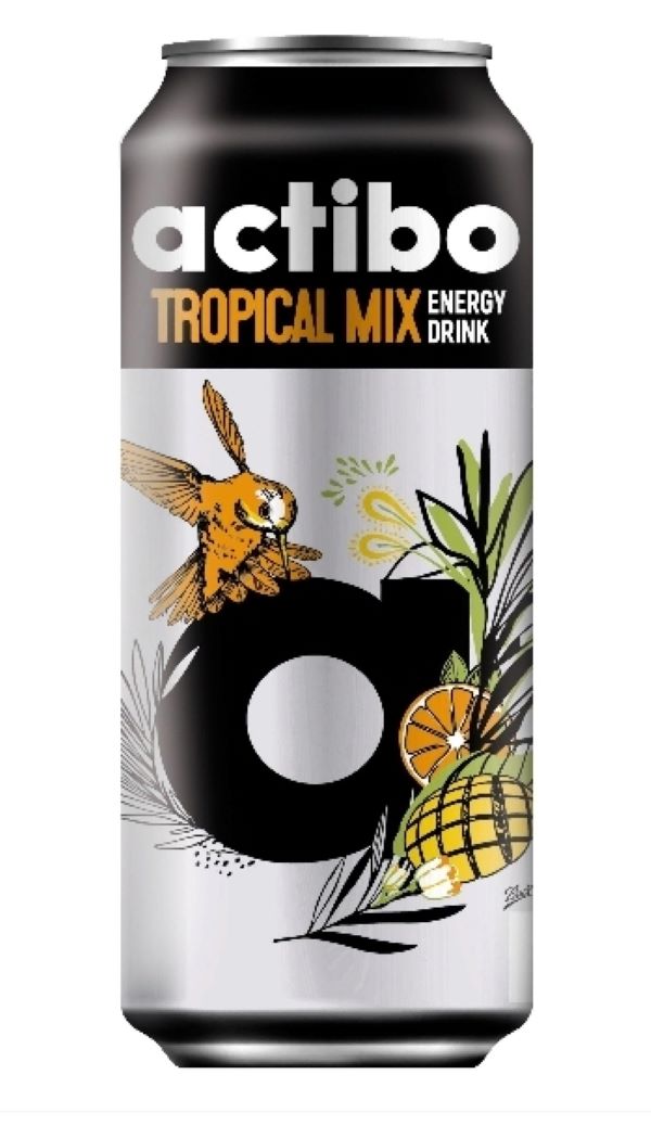 Напиток энергетический Actibo Tropical Mix безалкогольный, сильногазированный, 450 мл - купить в Москве, цены на Мегамаркет | 100043940535