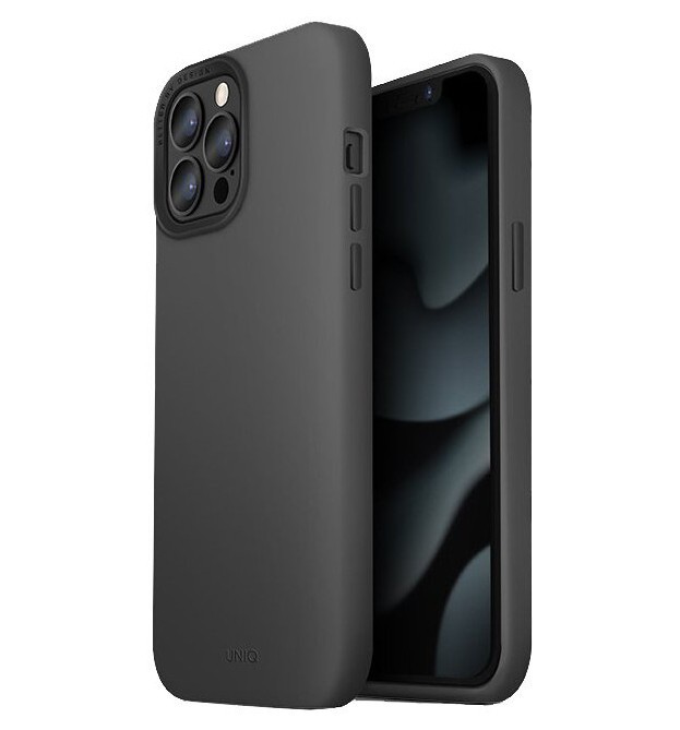 Чехол Uniq LINO MagSafe для iPhone 13 Pro Max, Серый-LINOHMGRY)