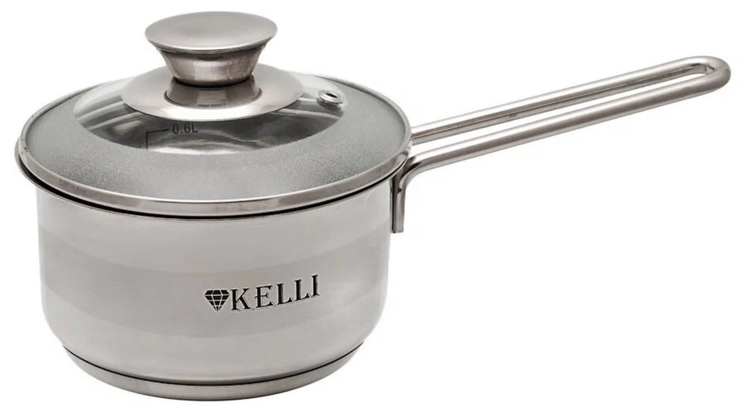 Kl сталь. Сотейник Kelli KL-4240. Сотейник нержавеющая сталь, 1,2 л, KL-4240. Ковш Kelli KL-4024-16 С гранитным покрытием 1,6 л. Ковш Kelli KL-4024-16 С гранитным покрытием 1,6 л характеристики.