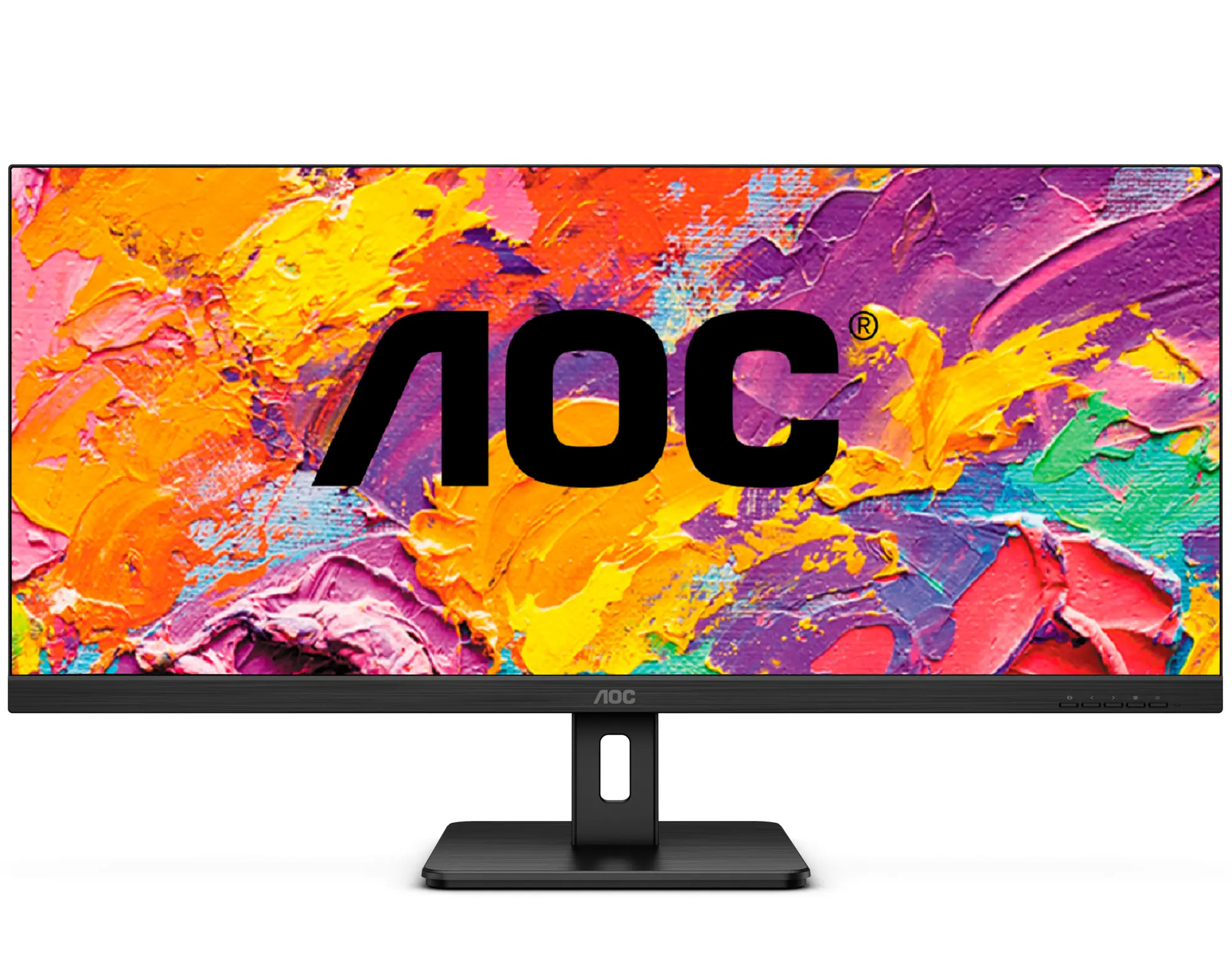 34" Монитор AOC U34E2M черный 100Hz 3440x1440 VA - купить в Ресурс-Медиа, цена на Мегамаркет