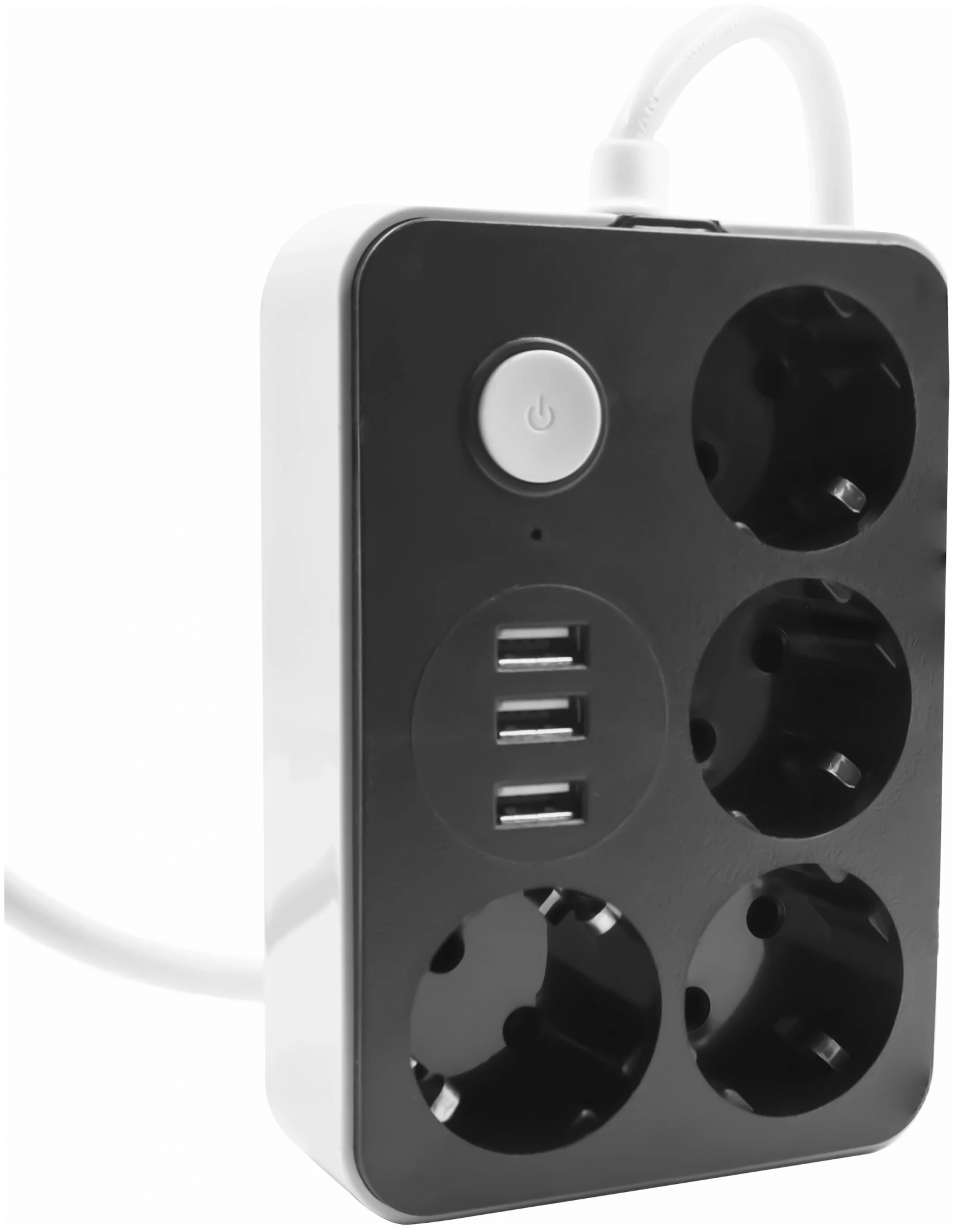 Фильтр сетевой удлинитель Rapture CX-U314 СЗУ 4 розетки тип EURO + 3 ...