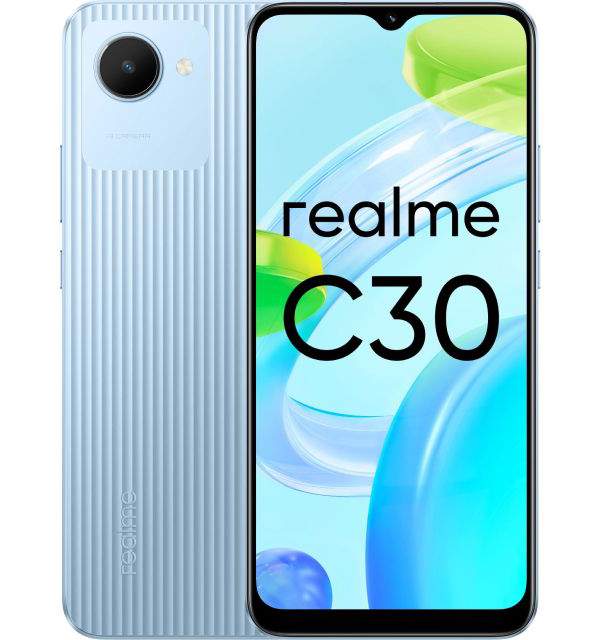 Смартфон Realme C30 4/64GB Blue - купить в MTS Shop, цена на Мегамаркет