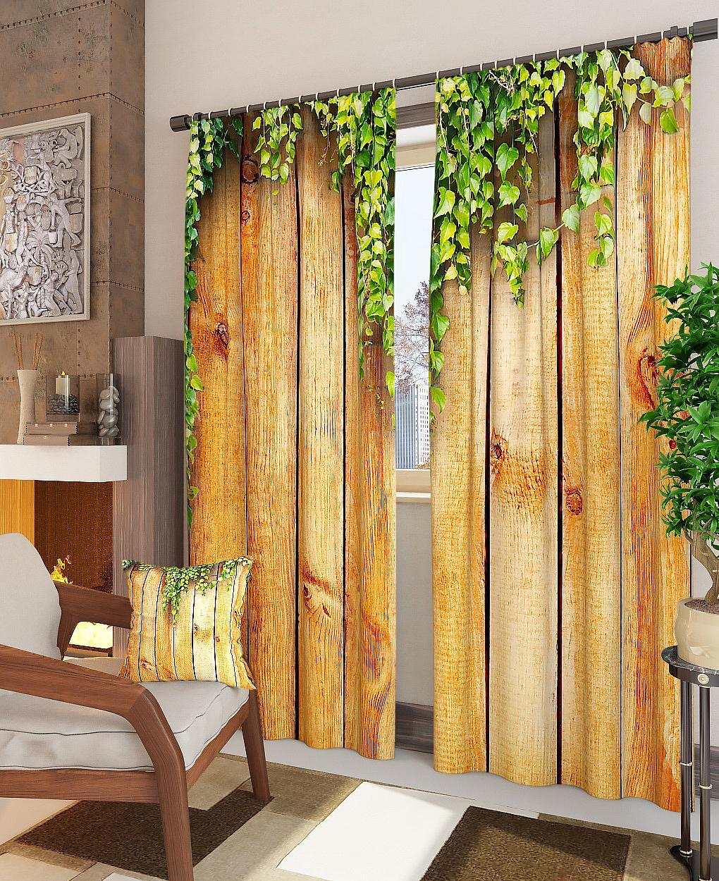 Шторы Под Дерево Купить