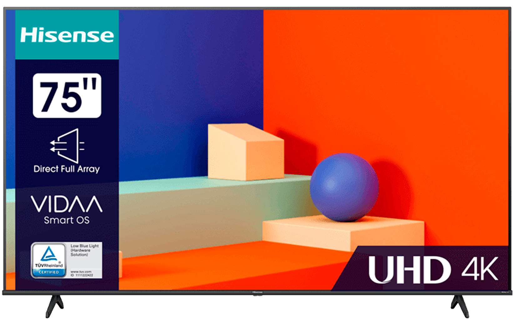 Телевизор Hisense 75A6K, 75