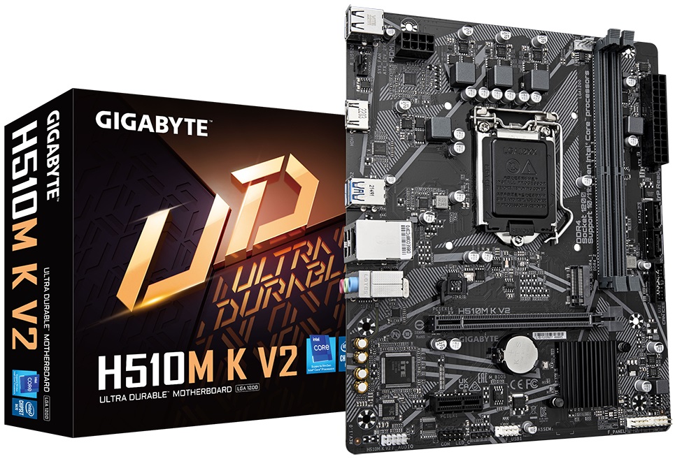 Материнская плата GIGABYTE H510M K V2 (H510M K V2) - купить в F5it Новосибирск, цена на Мегамаркет