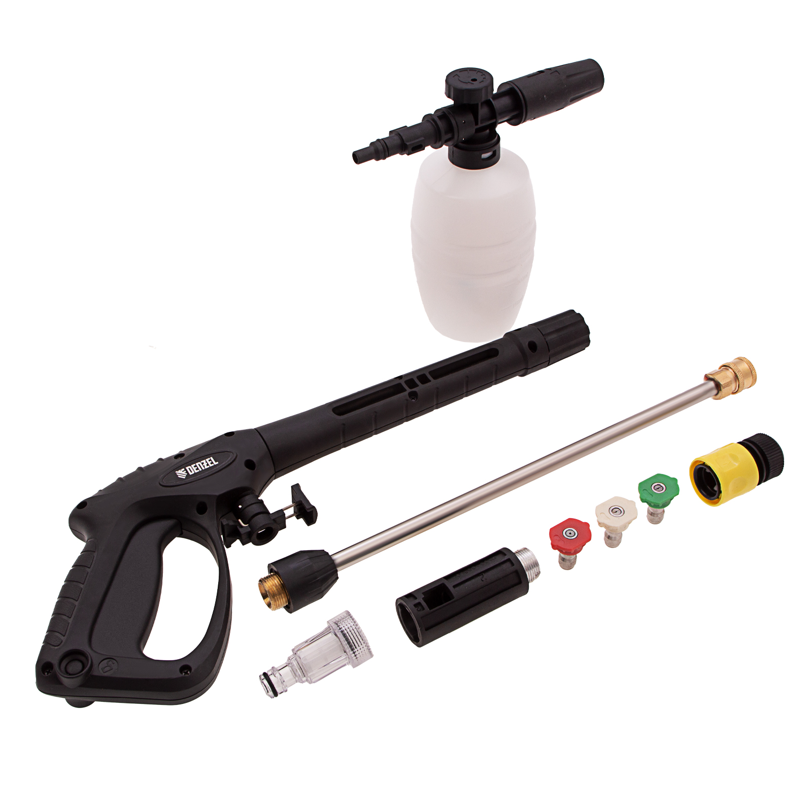 Автомойка высокого давления DENZEL R-210iD 58237 2600 Вт - купить в ...