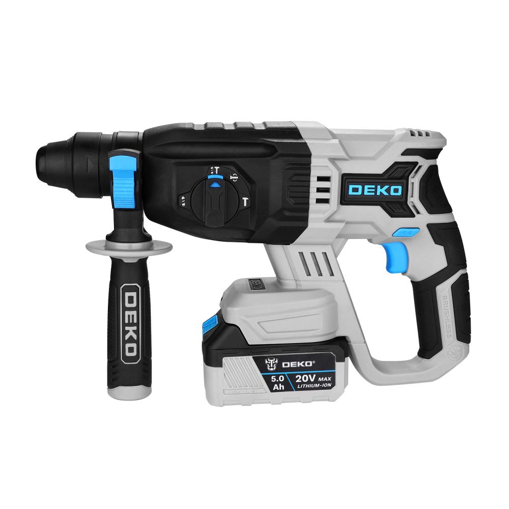 Перфоратор аккумуляторный DEKO DKCH20FU-Li, 20В, 1x5.0Ач 063-4418 ...