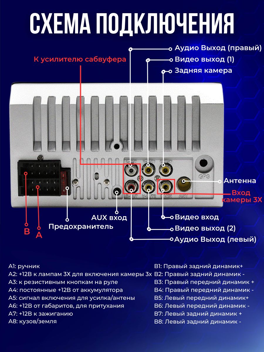 Инструкция для Магнитолы 2 din ISO с экраном 7 дюймов / LSD-168 wilkYdin