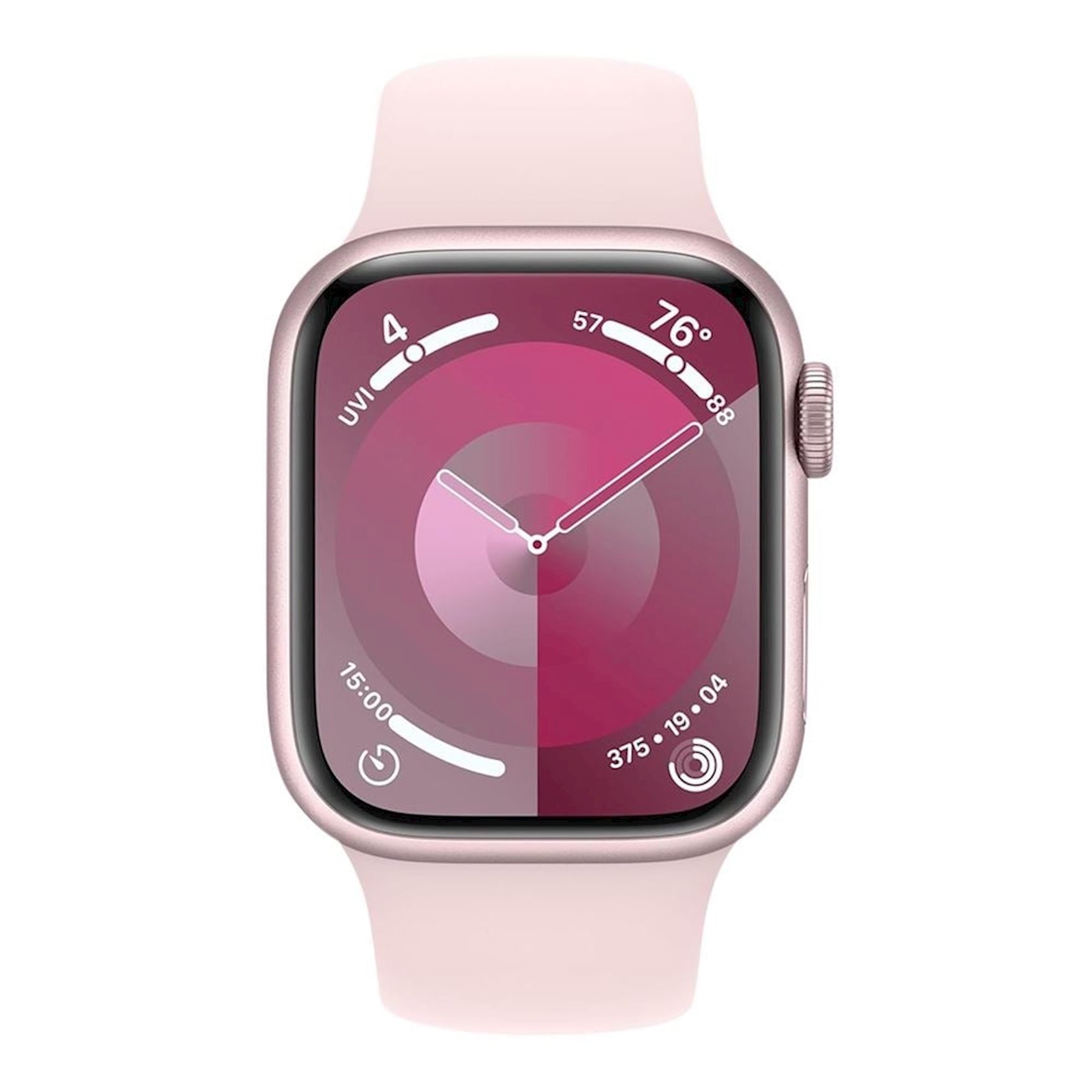 Смарт-часы Apple Watch Series 9 41 мм Aluminium Case, Pink Sport Band M/L,  купить в Москве, цены в интернет-магазинах на Мегамаркет