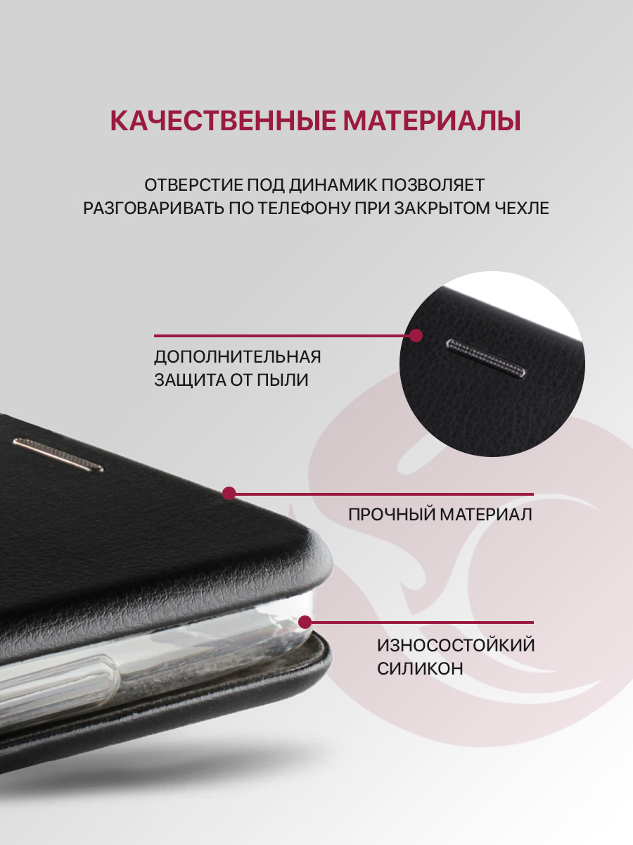 Чехол для Tecno Pova Neo 2 защитный, противоударный, с кармашком, черный,  купить в Москве, цены в интернет-магазинах на Мегамаркет